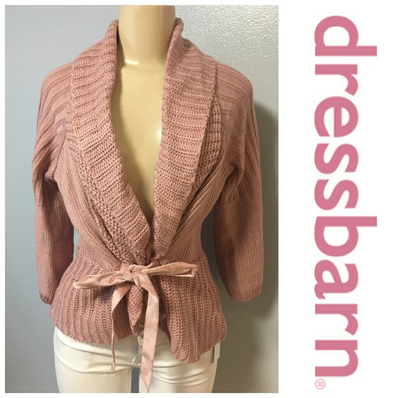 Dress Barn Sweaters - Dress Barn Soft Pink Women Sweater Sz S